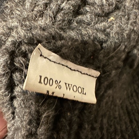 Grey wool zip up - Picture 3 of 3